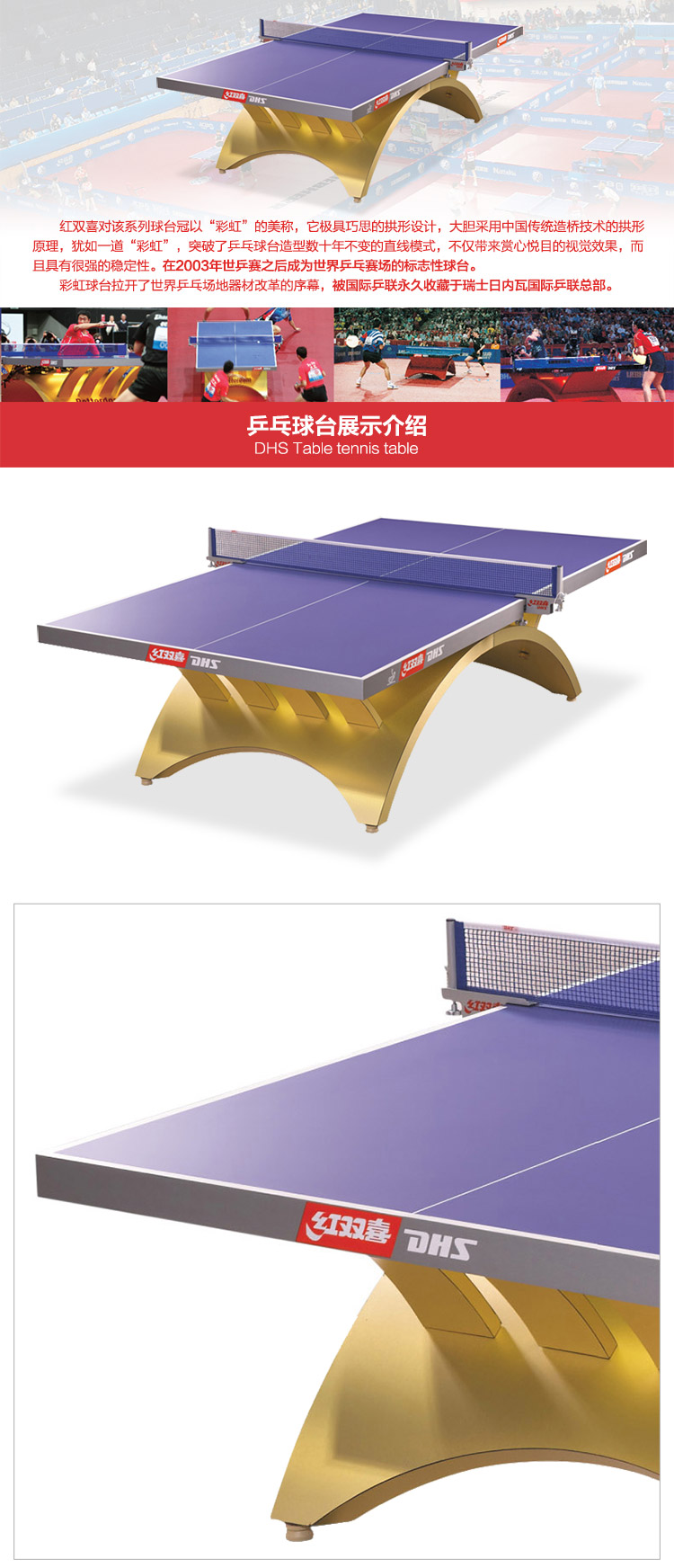金彩虹乒乓球台_红双喜乒乓球桌_比赛专用乒乓球台-广西南宫NG28体育健身器材有限公司