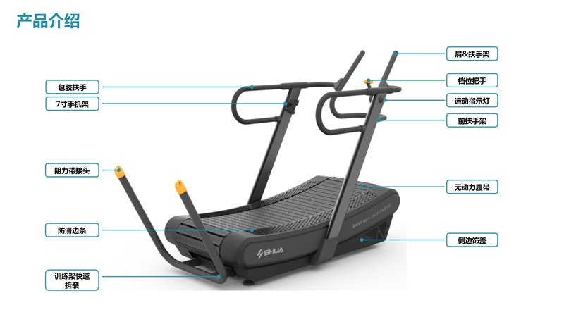 南宫NG28SH-T901Z无动力跑步机-广西南宫NG28体育健身器材有限公司